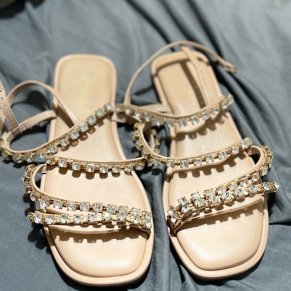 Shoe Dazzle Gemstone Sandals